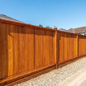 New fence installations