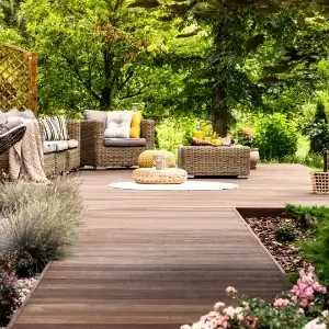 Landscaped garden project